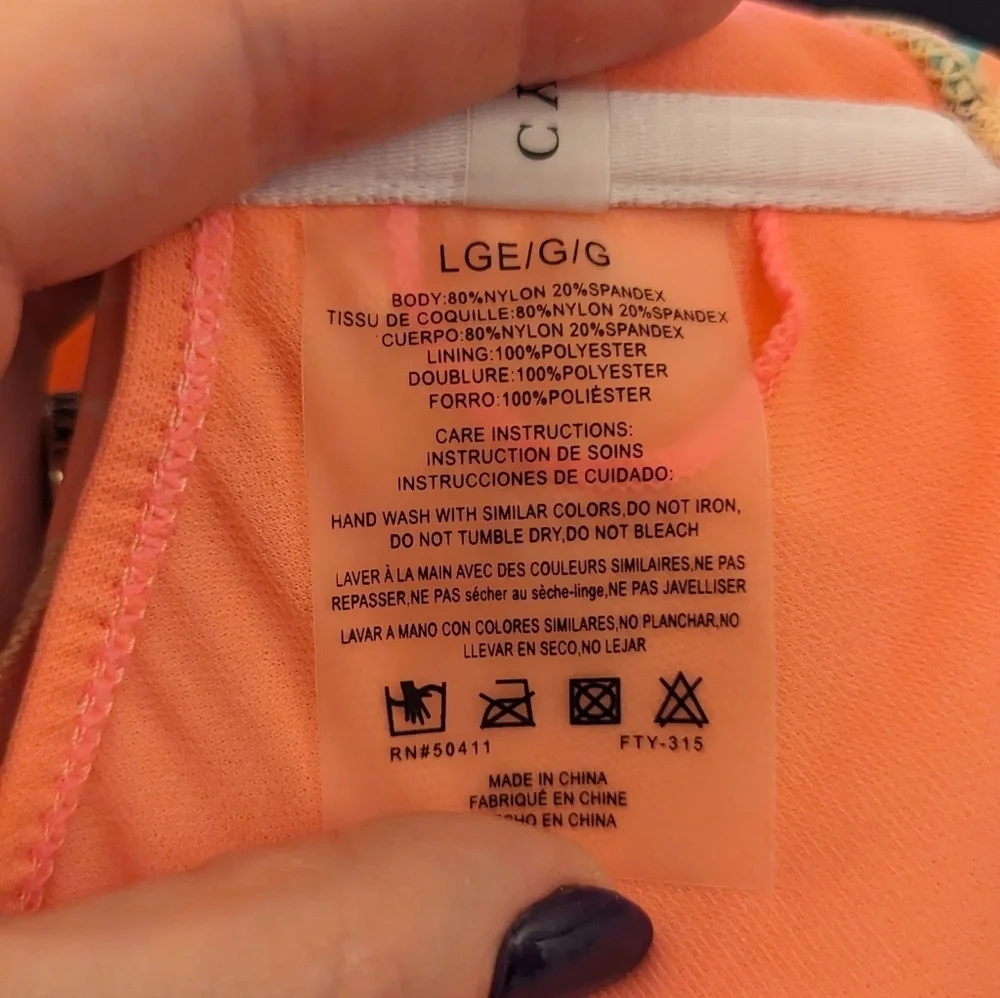 NWT Cyn & Luca Tropical Reversible‎ Bikini - Picture 9 of 12
